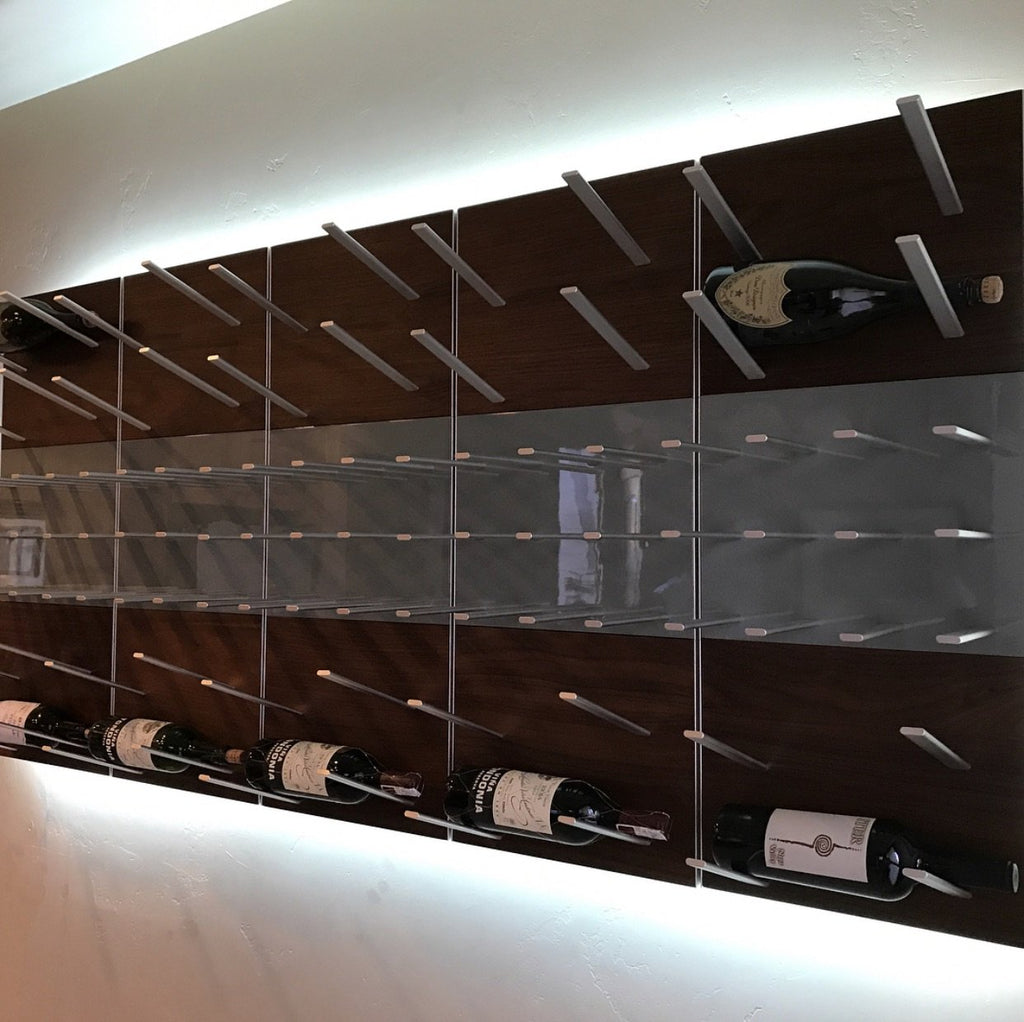 Stact l-type label-ud vinopbevaring