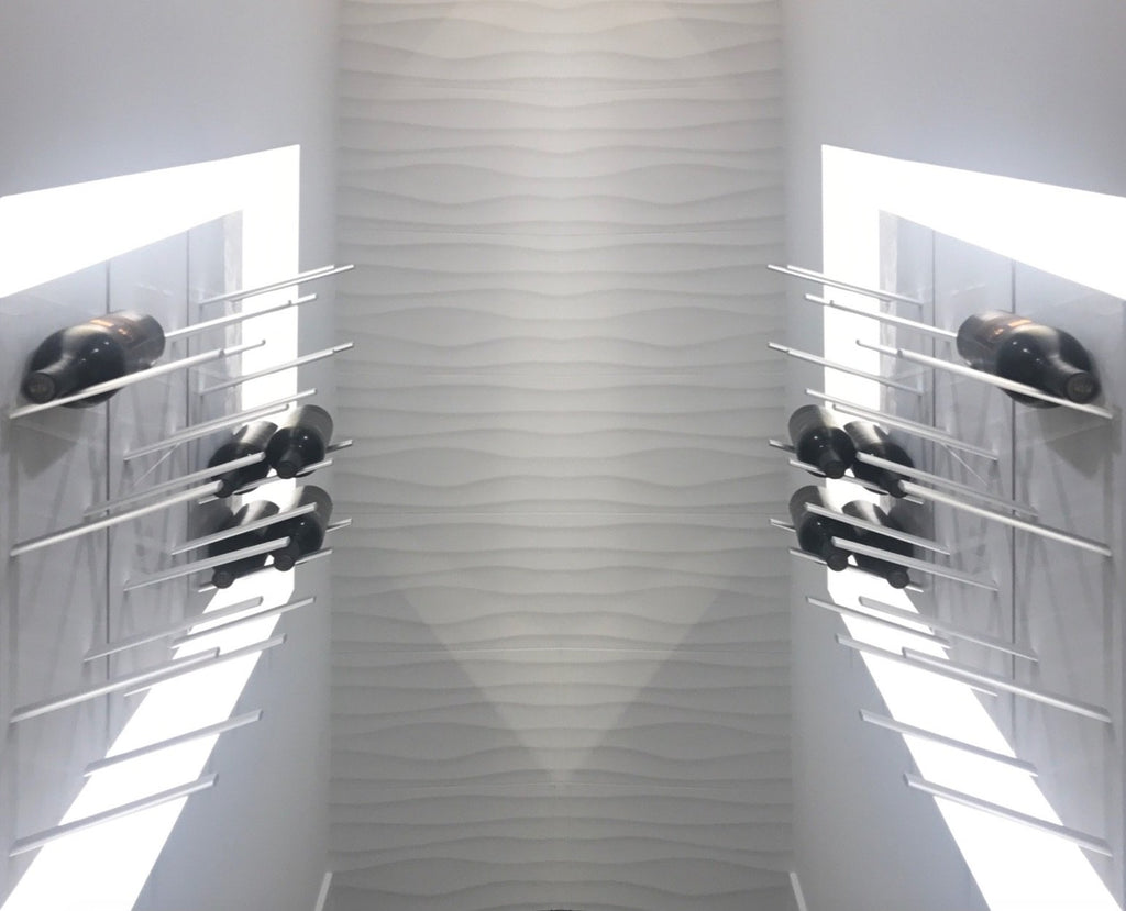 moderne vinskab med l- og c-type fra Stact