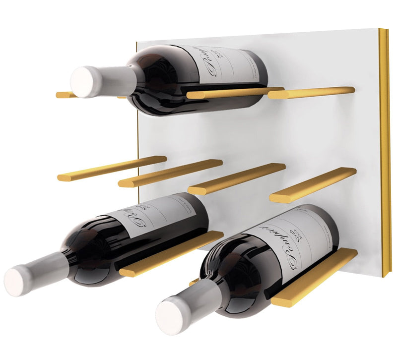 STACT Premier C-type Vinreol - Hvid & Guld